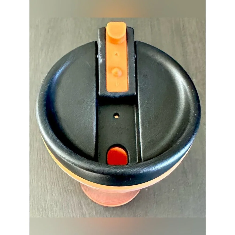 Starbucks 2007 Halloween 8oz Travel Mug Pumpkin Jack O Lantern Fall Collectible